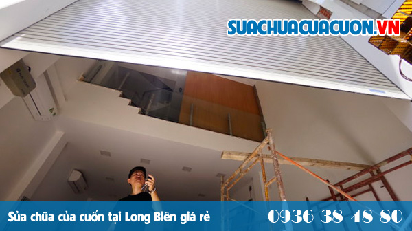 Sửa cửa cuốn quận long biên