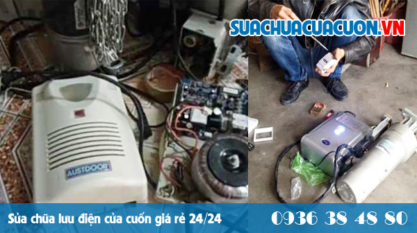 Sửa lưu điện cửa cuốn