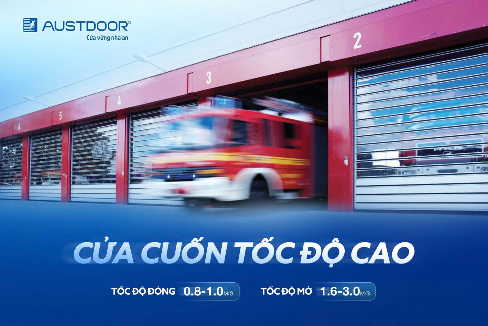 Cửa cuốn tốc độ cao Austdoor là gì?